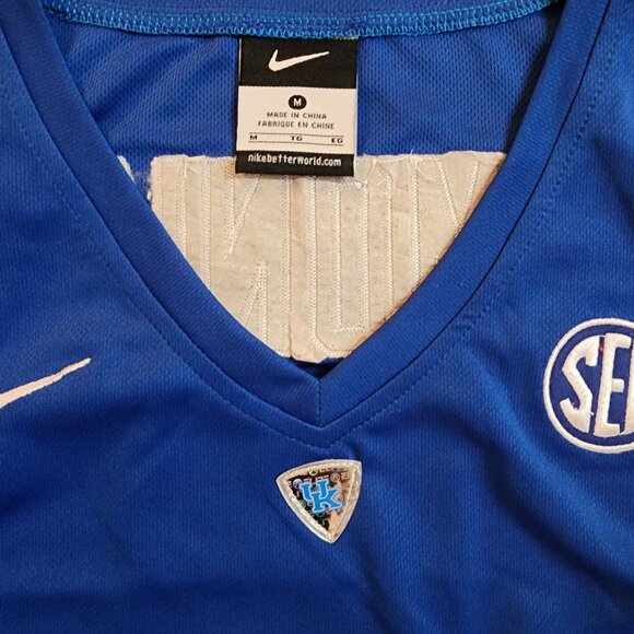 Kentucky Wildcats Malik Monk #5 Men's Basketball Jersey - Royal Nike Elite - Siz - Picture 2 of 7
